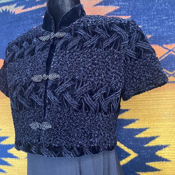 Vintage Petite Sophisticate Jacket Midi Dress. Size 6. USA. Whimsygoth. Bohemian - Picture 4 of 16